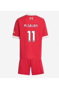 Fotbalové Dres Liverpool Mohamed Salah #11 Dětské Domácí Oblečení 2025-26 Krátký Rukáv (+ trenýrky)